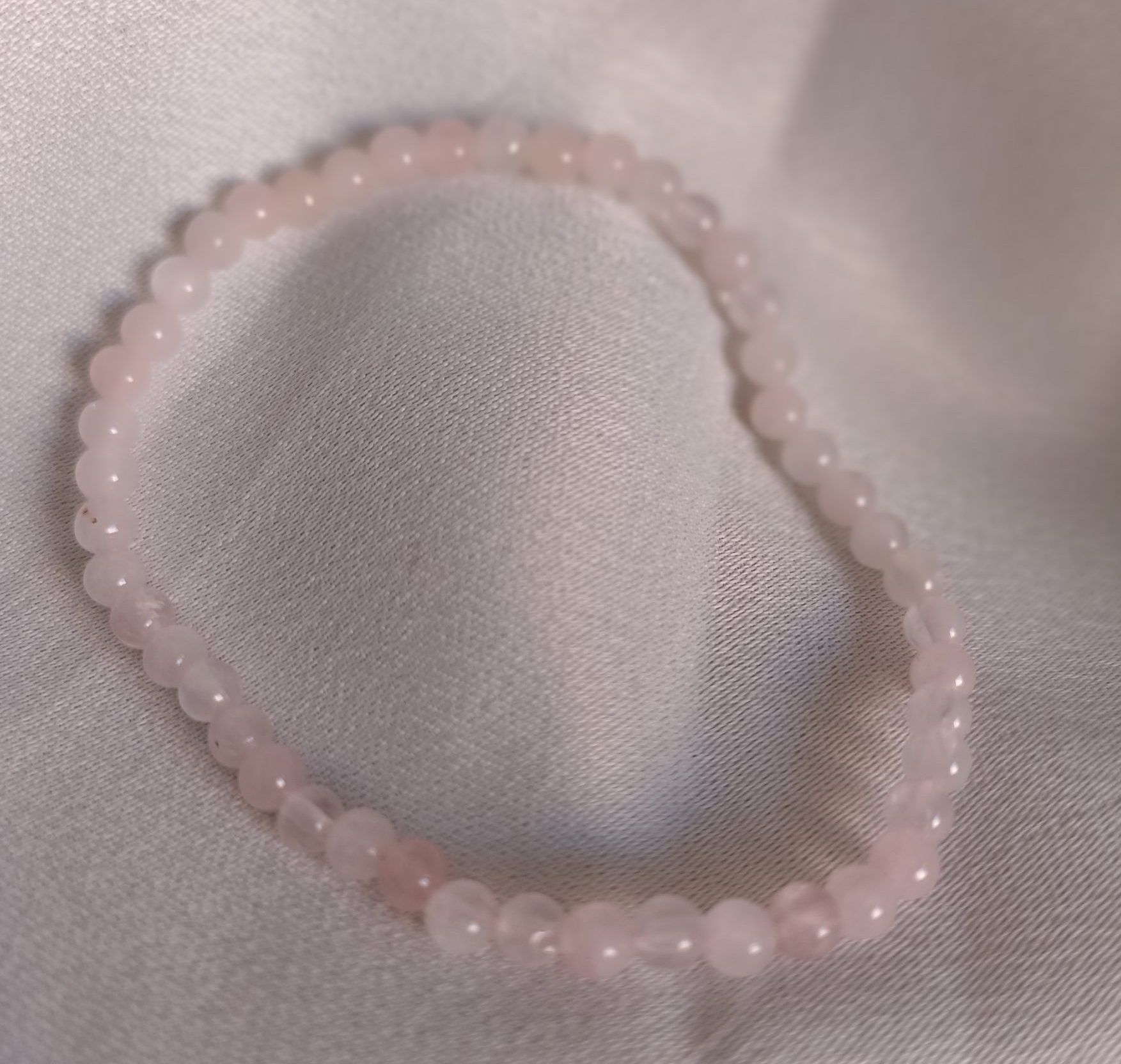 Pulsera de Cuarzo Rosa