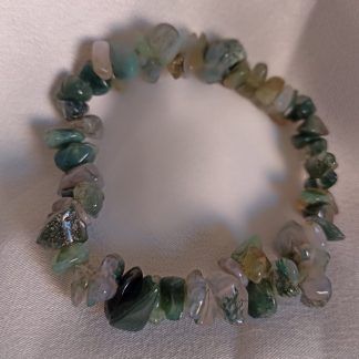 Pulsera de Ágata Musgosa