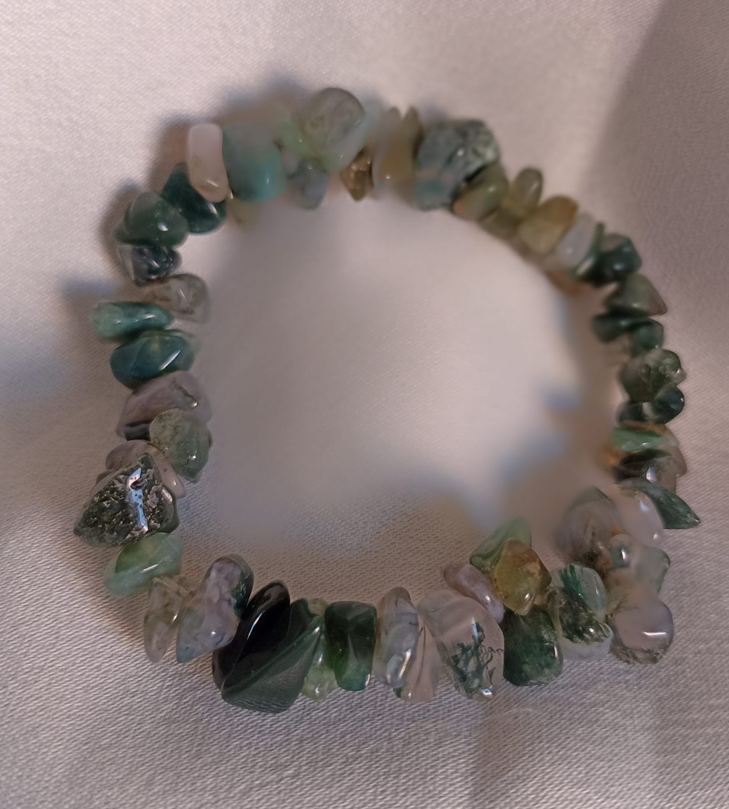 Pulsera de Ágata Musgosa