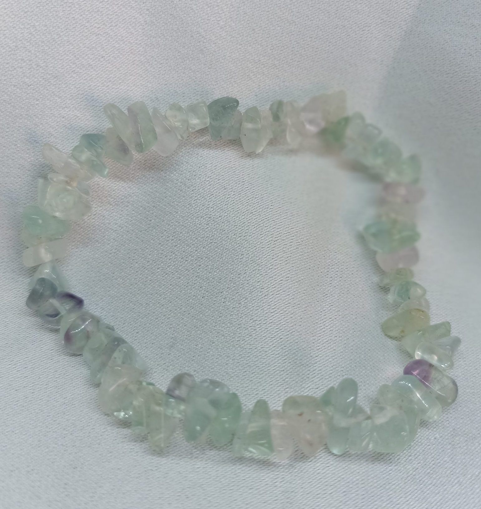 Pulsera de Fluorita Verde
