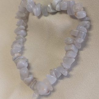 Pulsera de Calcedonia Azul