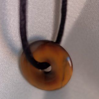 Colgante Donut de Ojo de Tigre