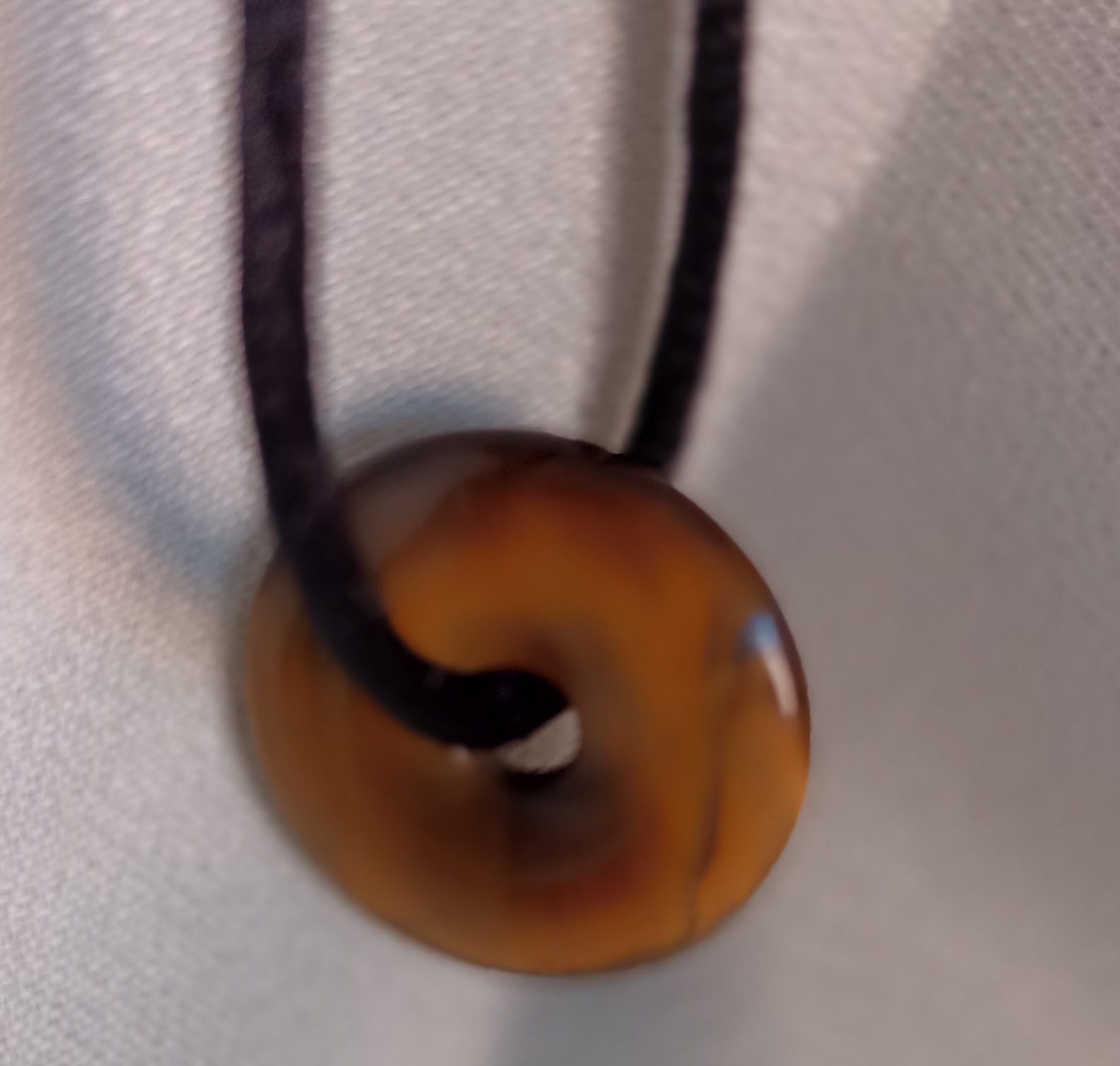 Colgante Donut de Ojo de Tigre