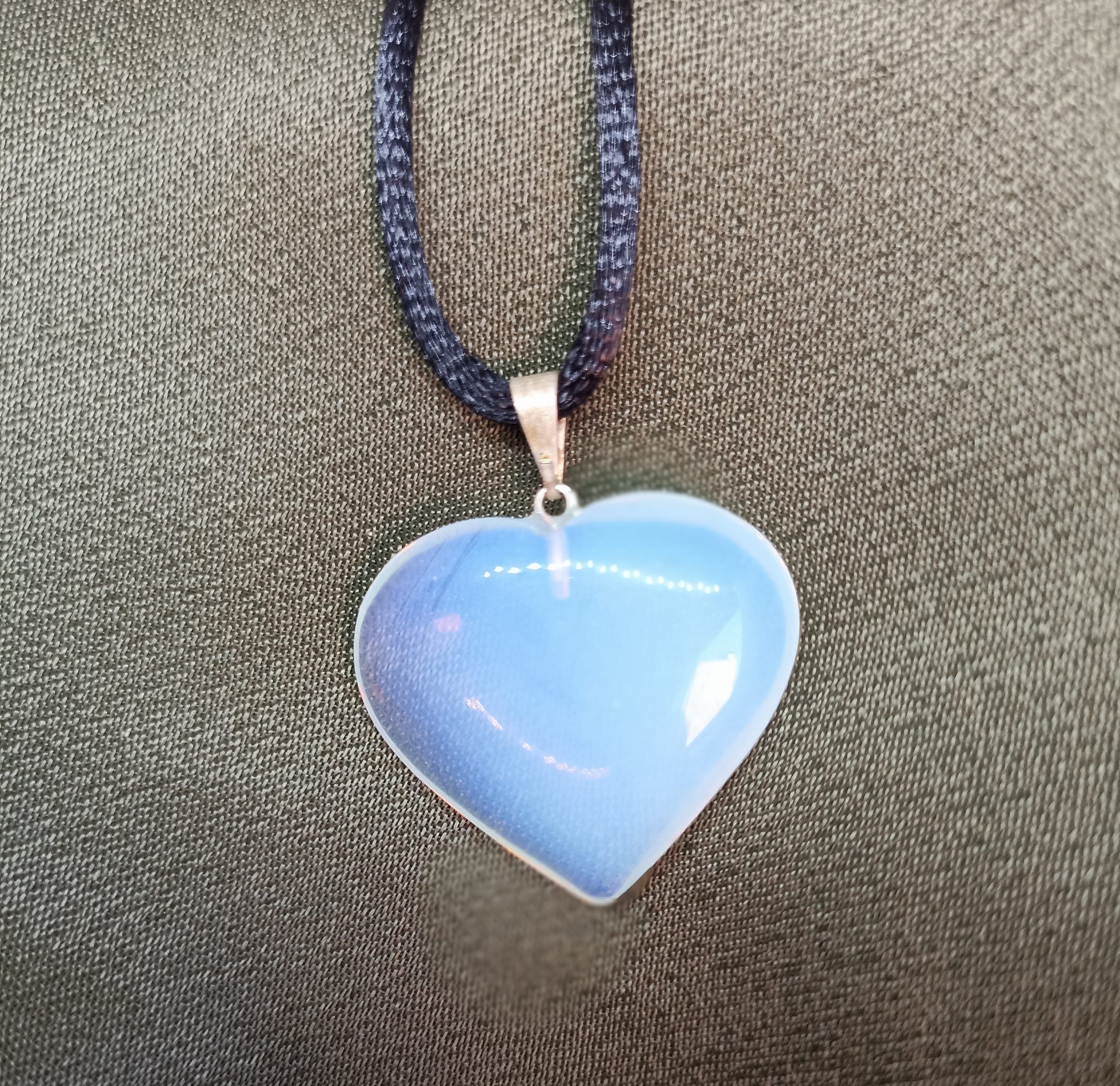 Colgante Corazón de Opalina