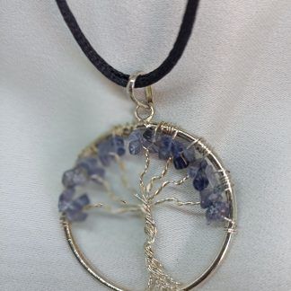 Colgante Árbol de la vida con Iolita