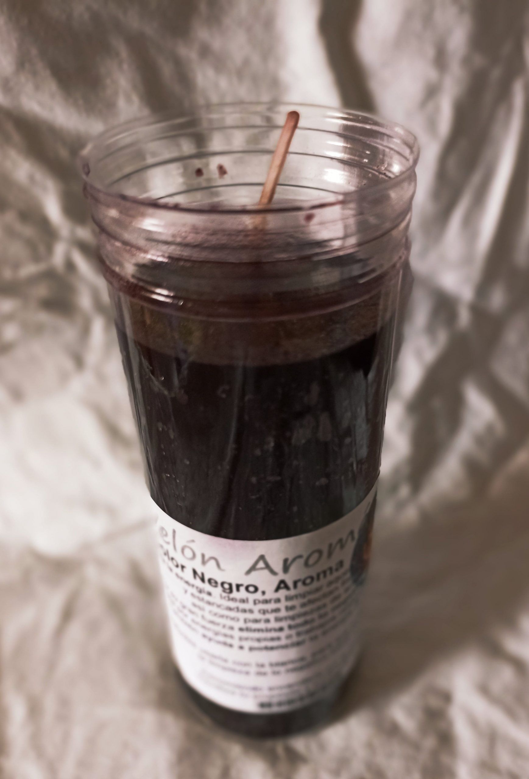 VELÓN RITUALIZADO NEGRO - Imagen 2