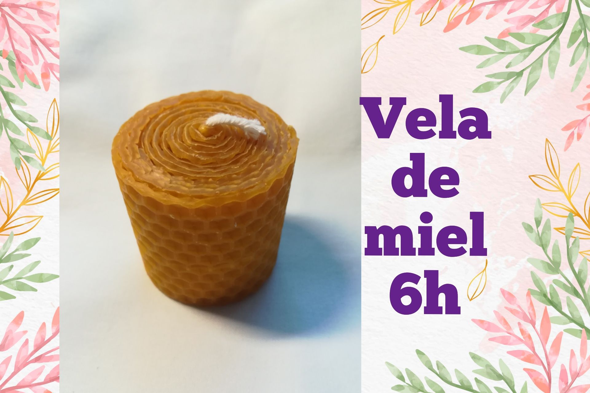 Vela de panal de miel de 4x5cm