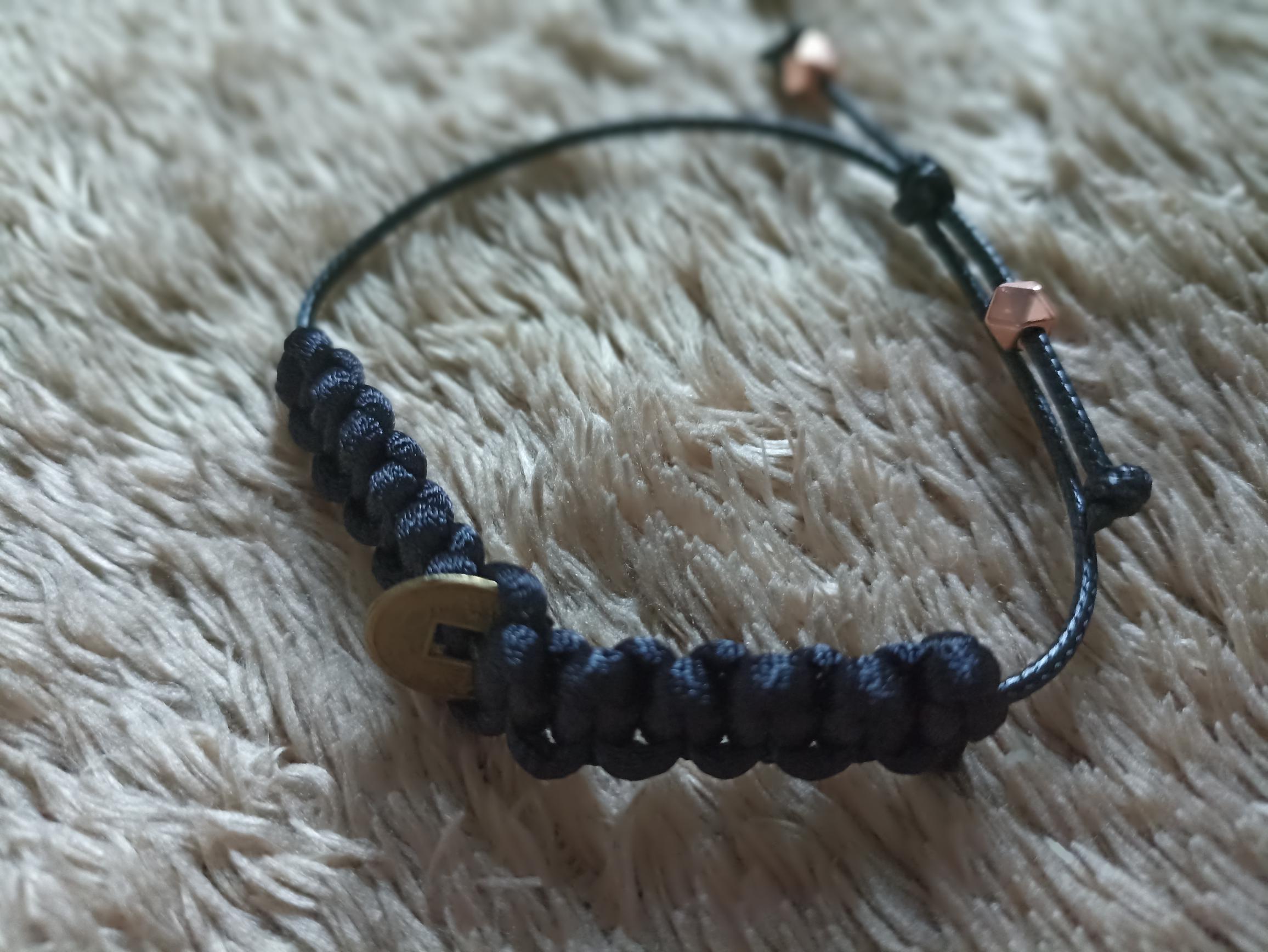Pulsera Negra con moneda Feng Shui - Imagen 8
