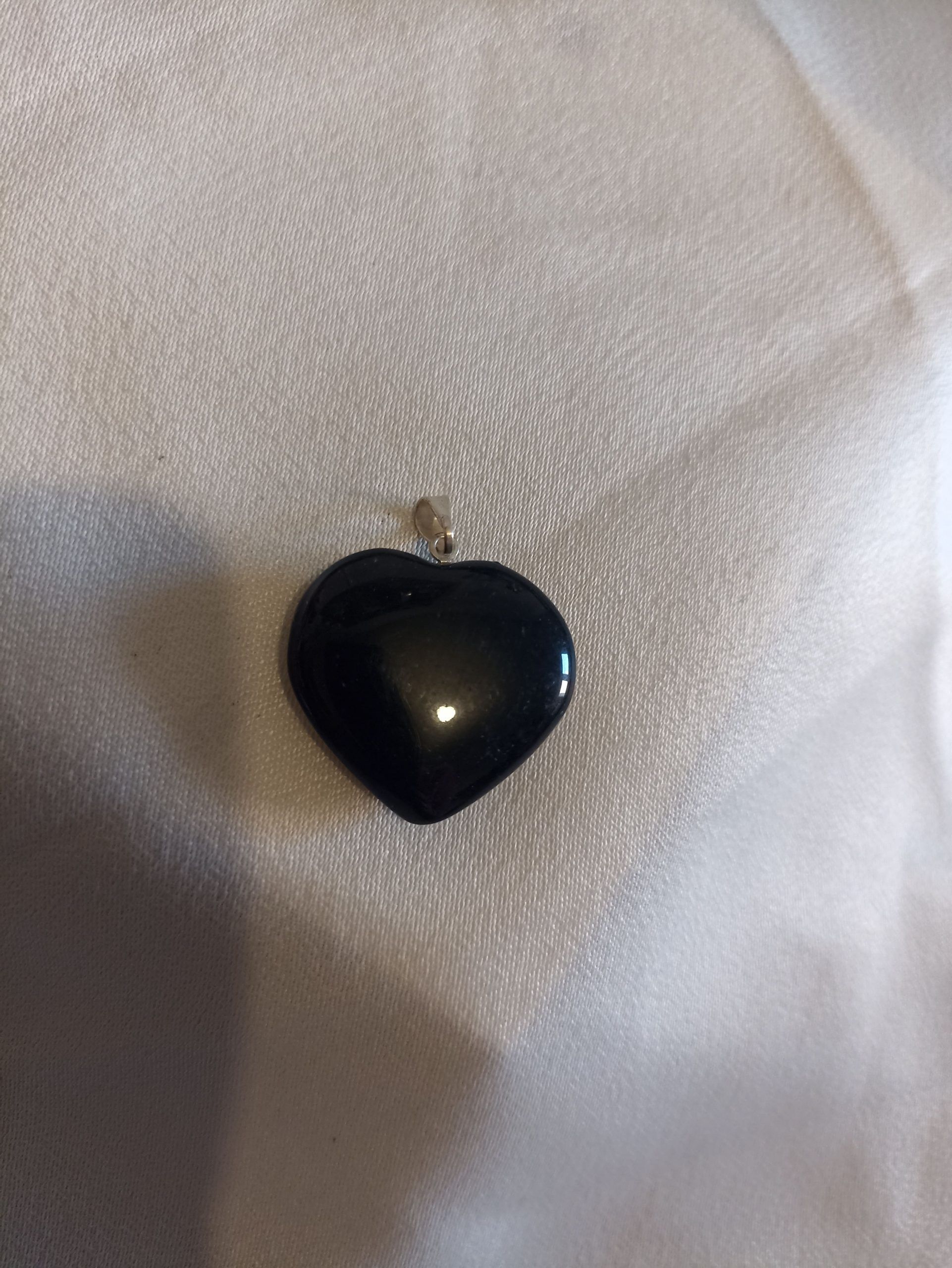 Colgante Corazón de Obsidiana
