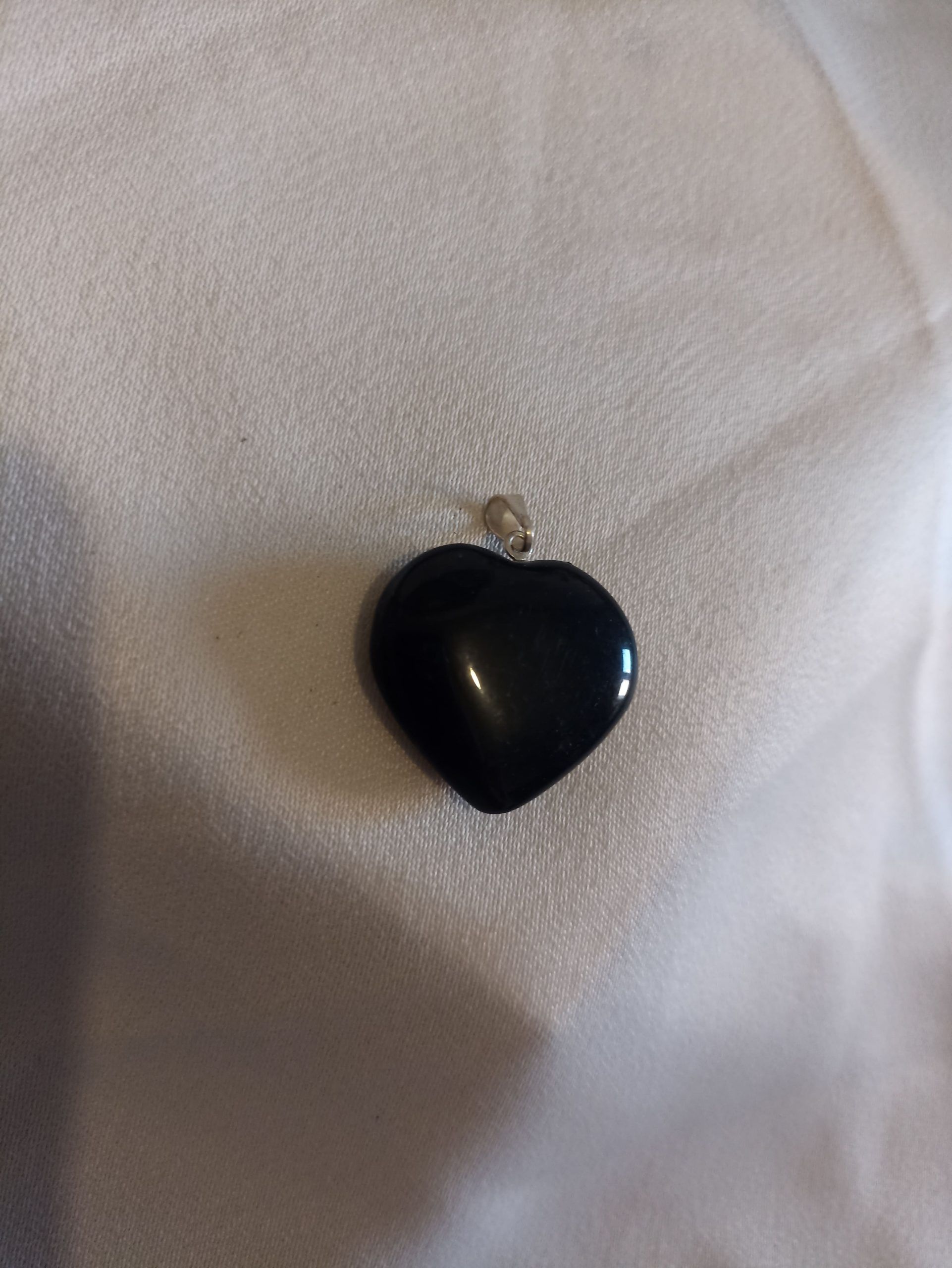 Colgante Corazón de Obsidiana - Imagen 3