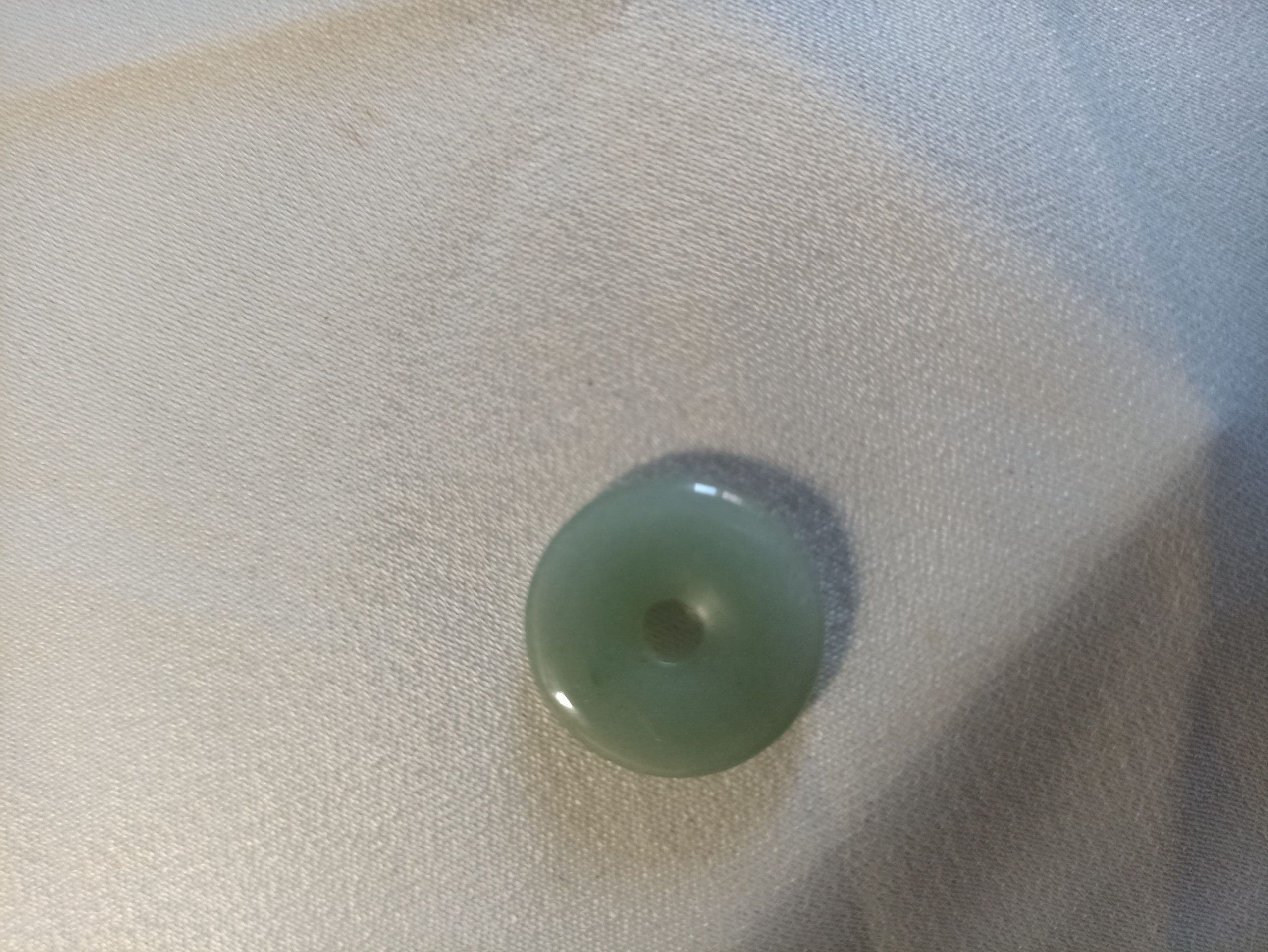 Colgante Donut de Cuarzo Verde o Aventurina - Imagen 4