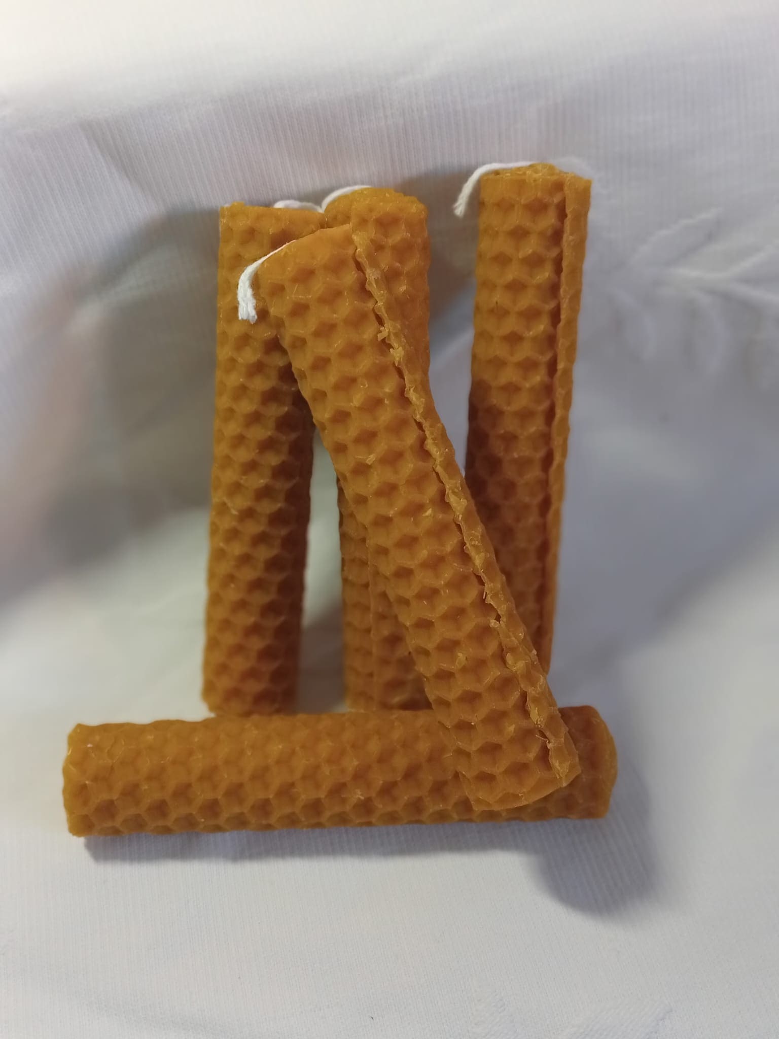 Vela de panal de miel de 10 cm - Imagen 4