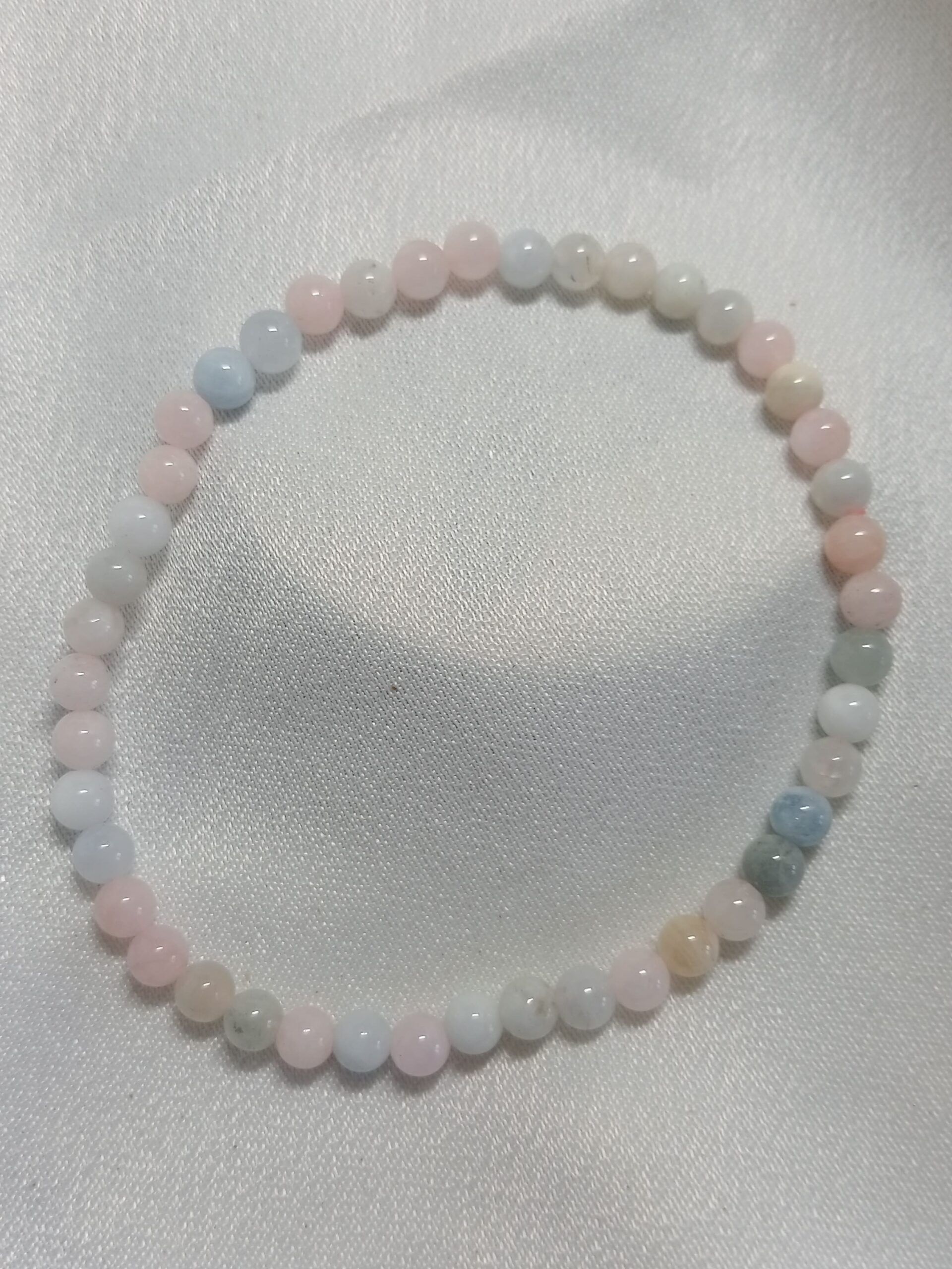 Pulsera de Aguamarina y Morganita - Imagen 9