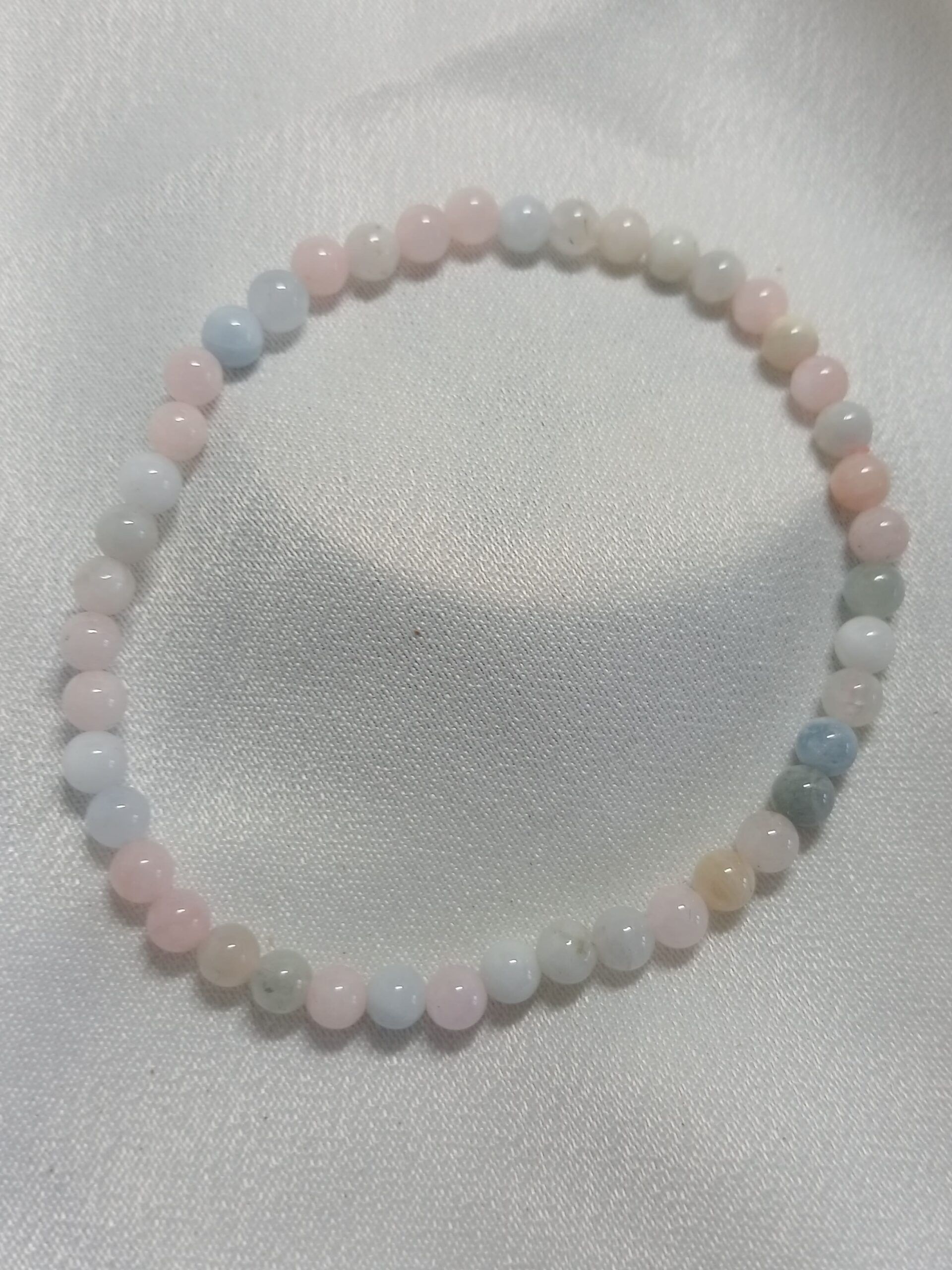 Pulsera de Aguamarina y Morganita - Imagen 8