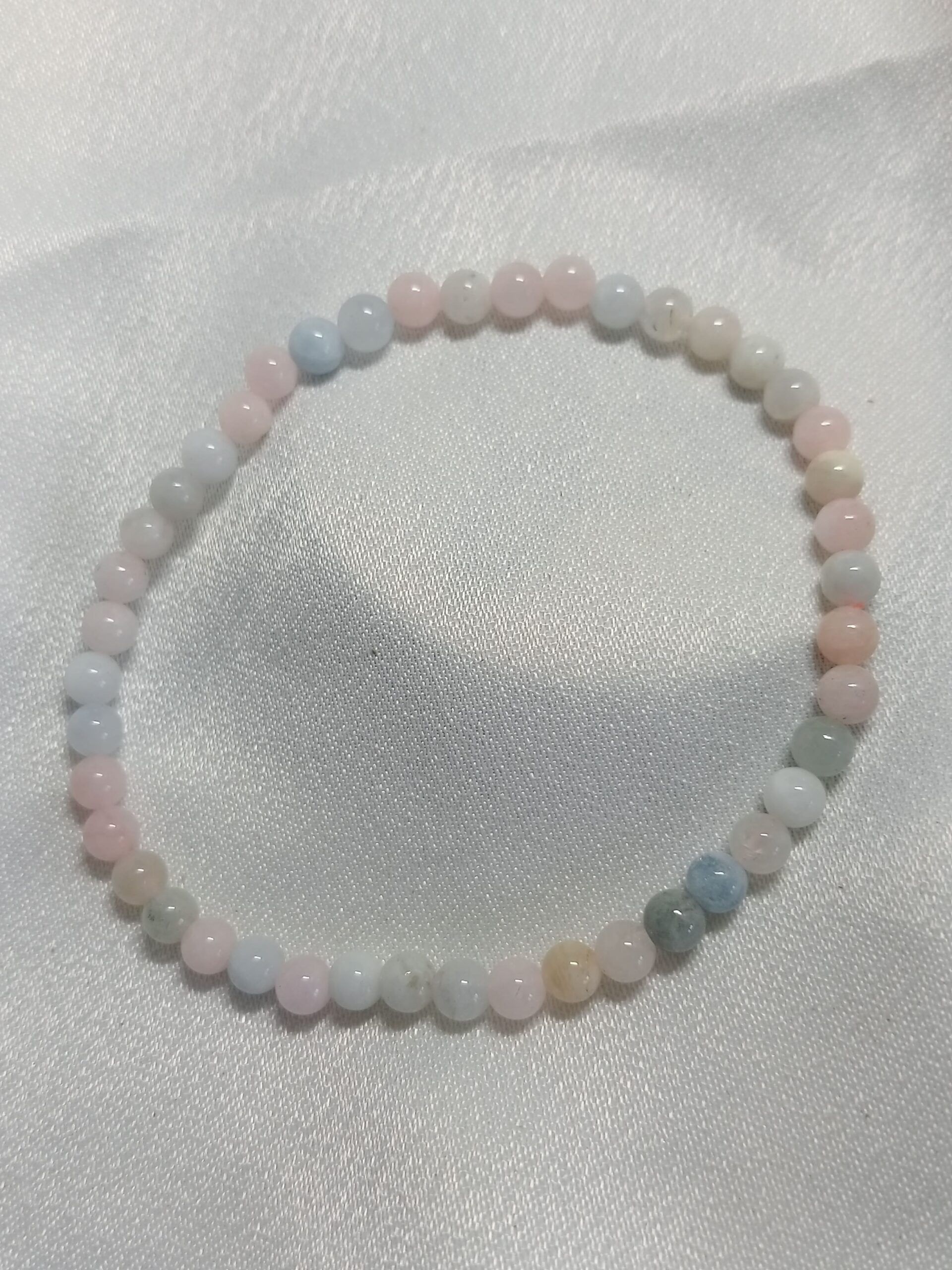 Pulsera de Aguamarina y Morganita - Imagen 7