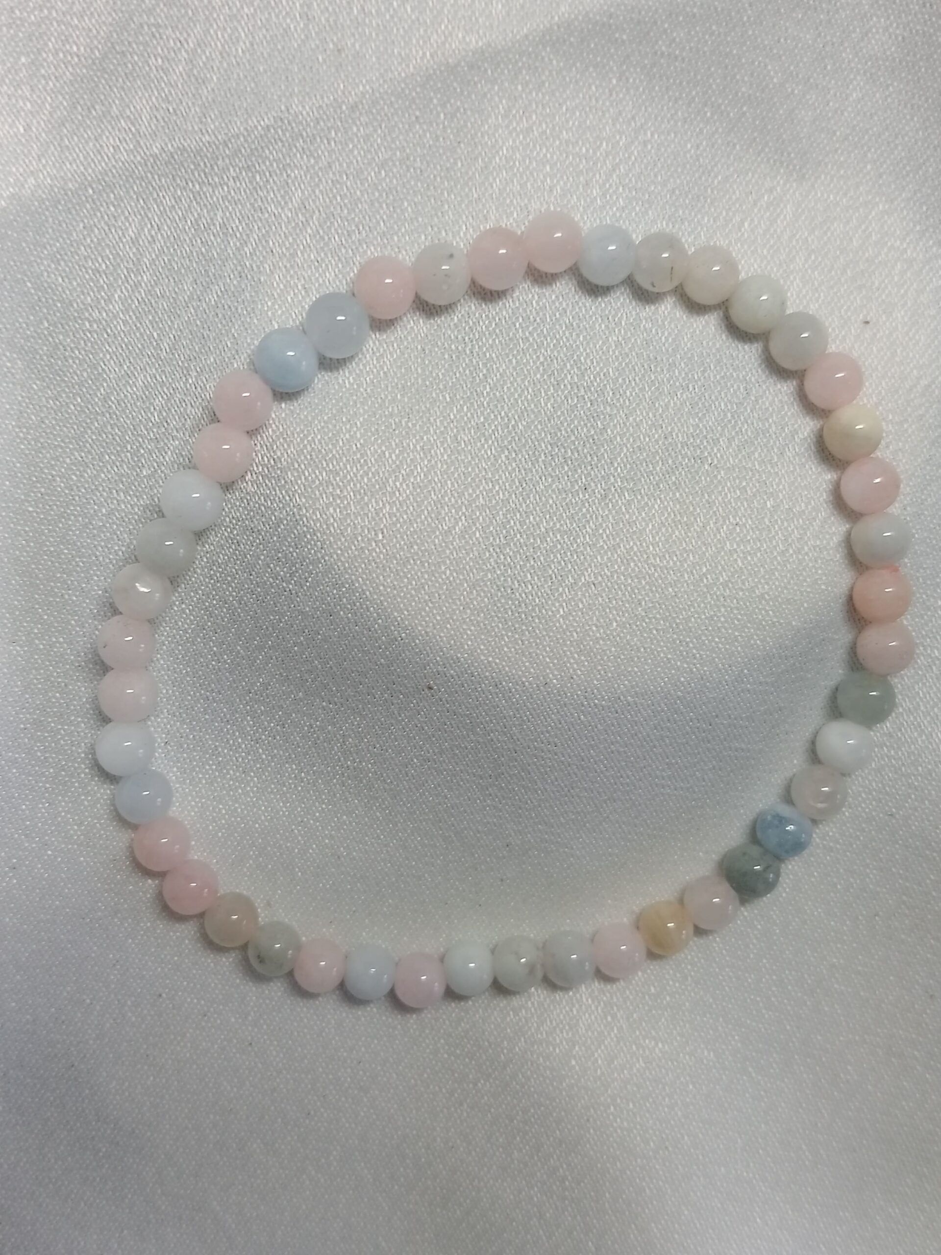 Pulsera de Aguamarina y Morganita - Imagen 5