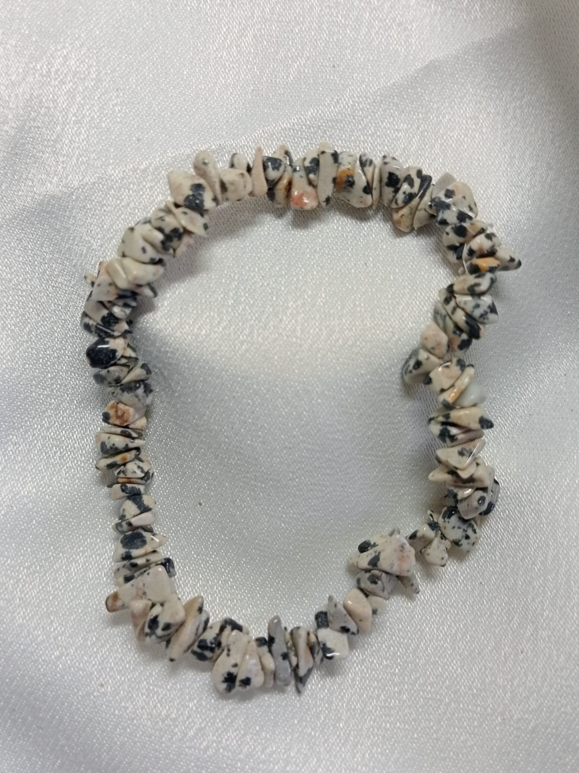 Pulsera de Jaspe Dalmanita o Dálmata - Imagen 3