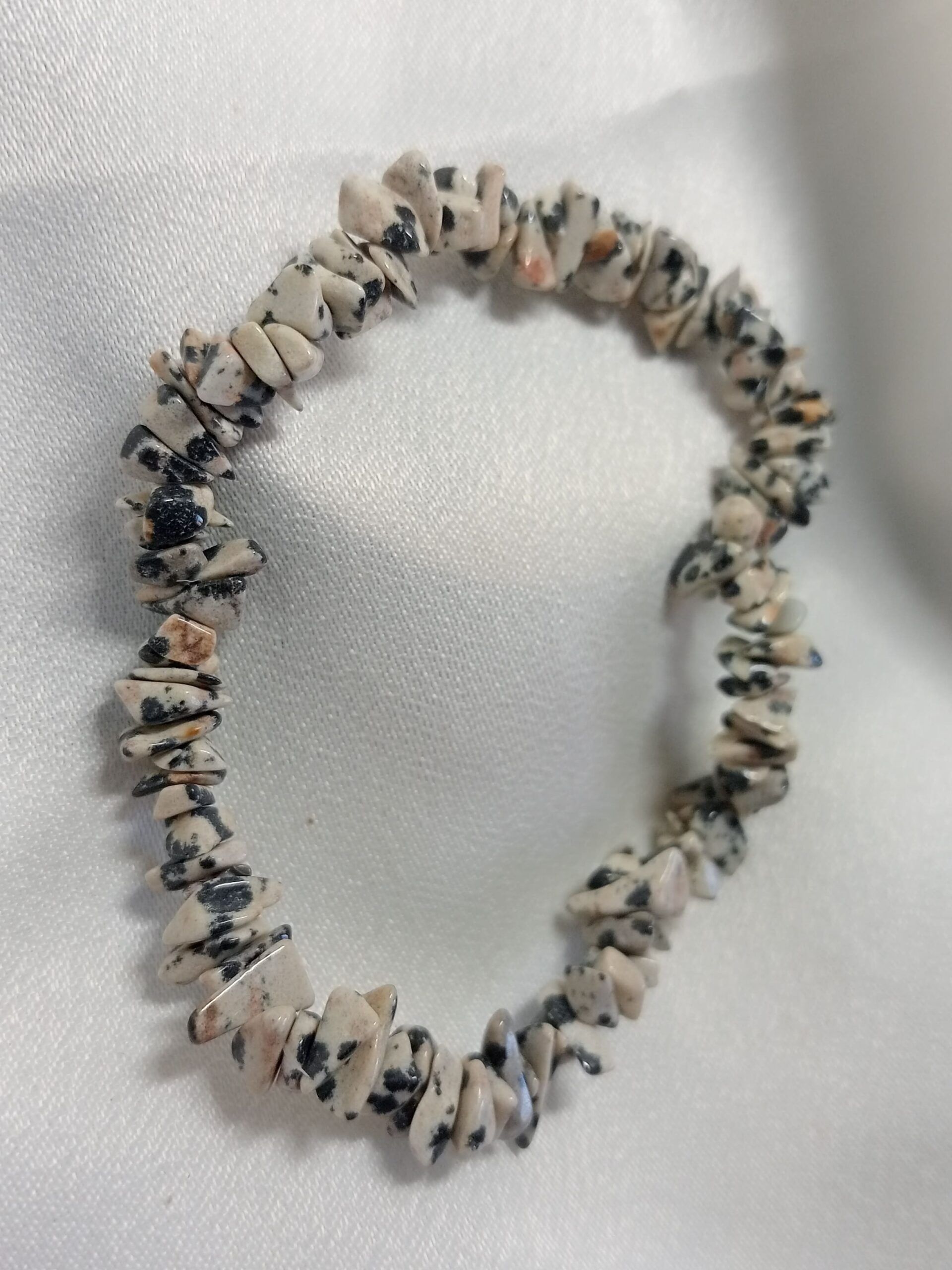 Pulsera de Jaspe Dalmanita o Dálmata - Imagen 2