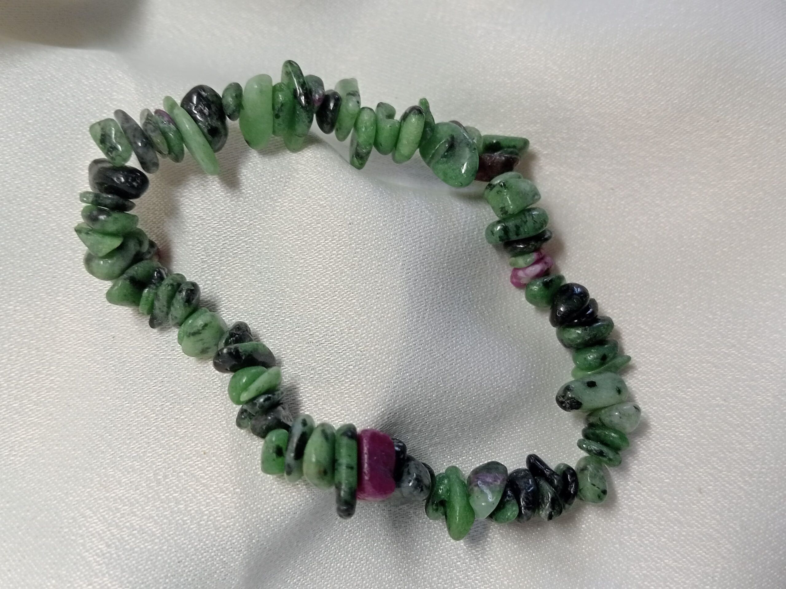 Pulsera de Zoisita con Rubí - Imagen 4