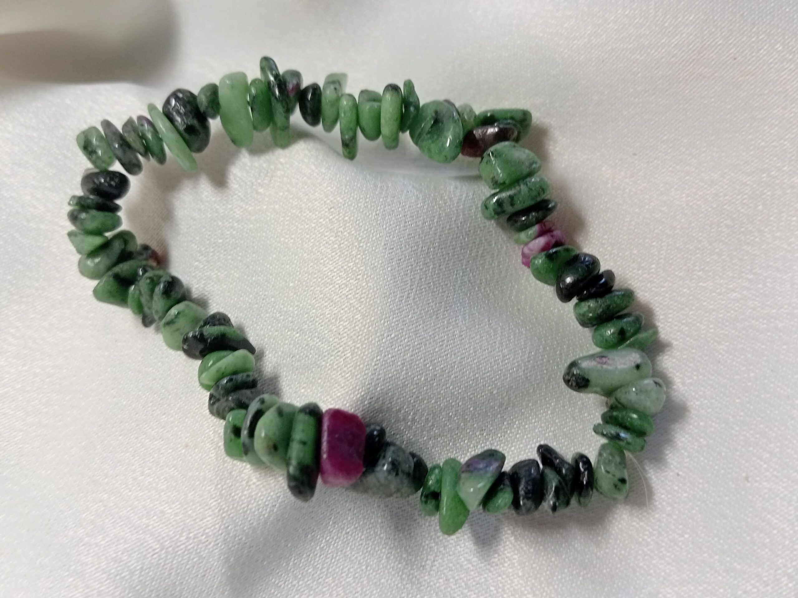 Pulsera de Zoisita con Rubí - Imagen 2