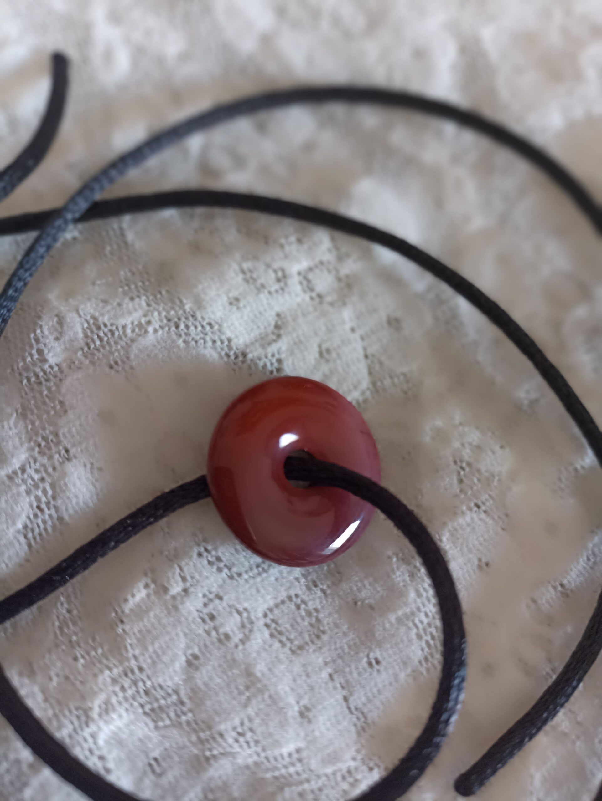 Donut de Jaspe Rojo