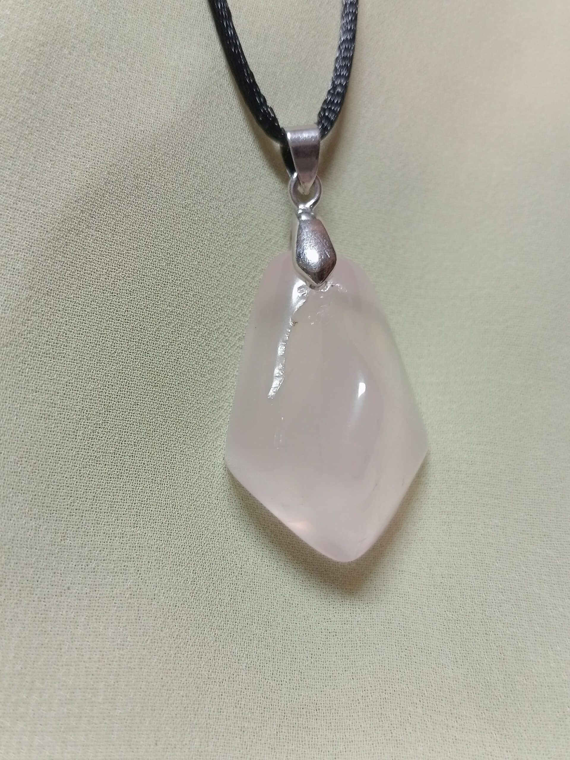 Colgante Cabujón de Cuarzo Rosa - Imagen 15
