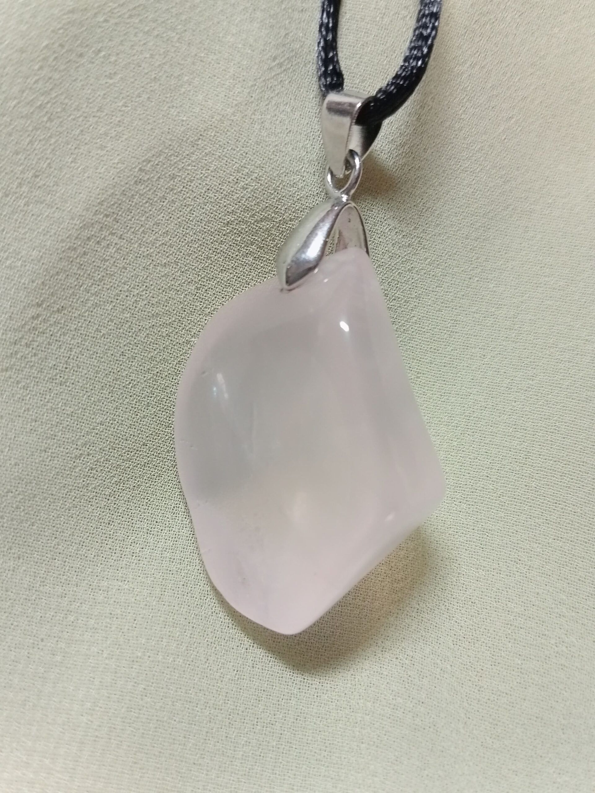 Colgante Cabujón de Cuarzo Rosa - Imagen 16