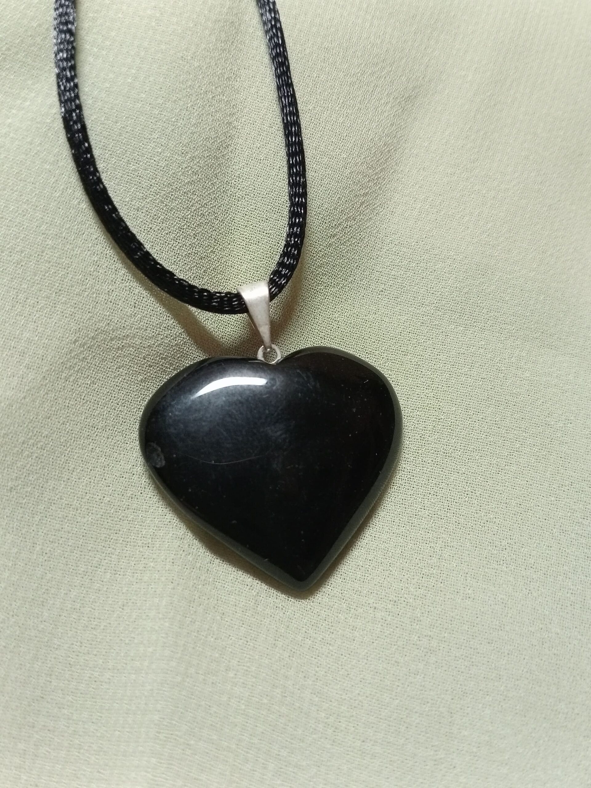 Colgante Corazón de Obsidiana - Imagen 7