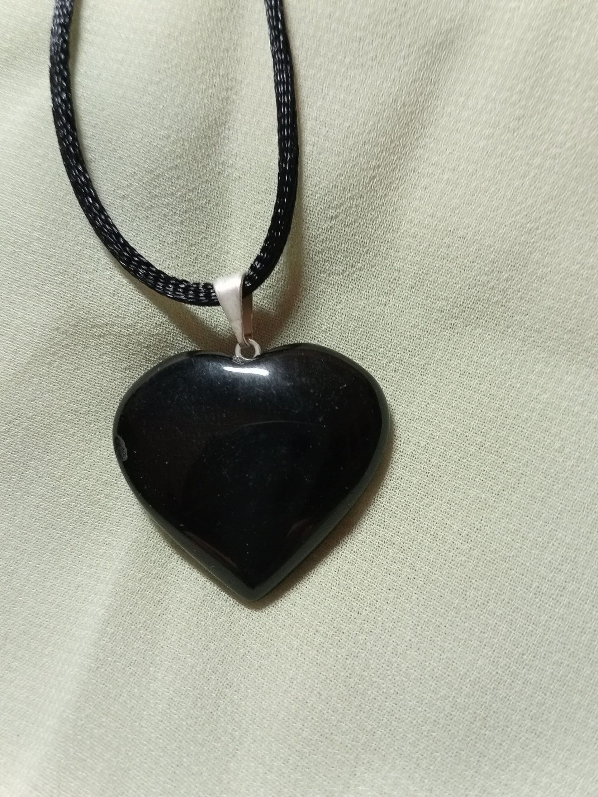 Colgante Corazón de Obsidiana - Imagen 6