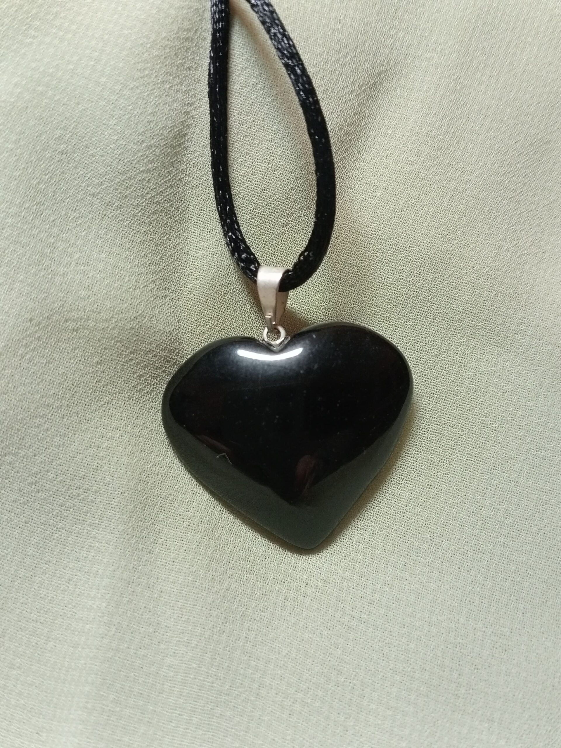 Colgante Corazón de Obsidiana - Imagen 5