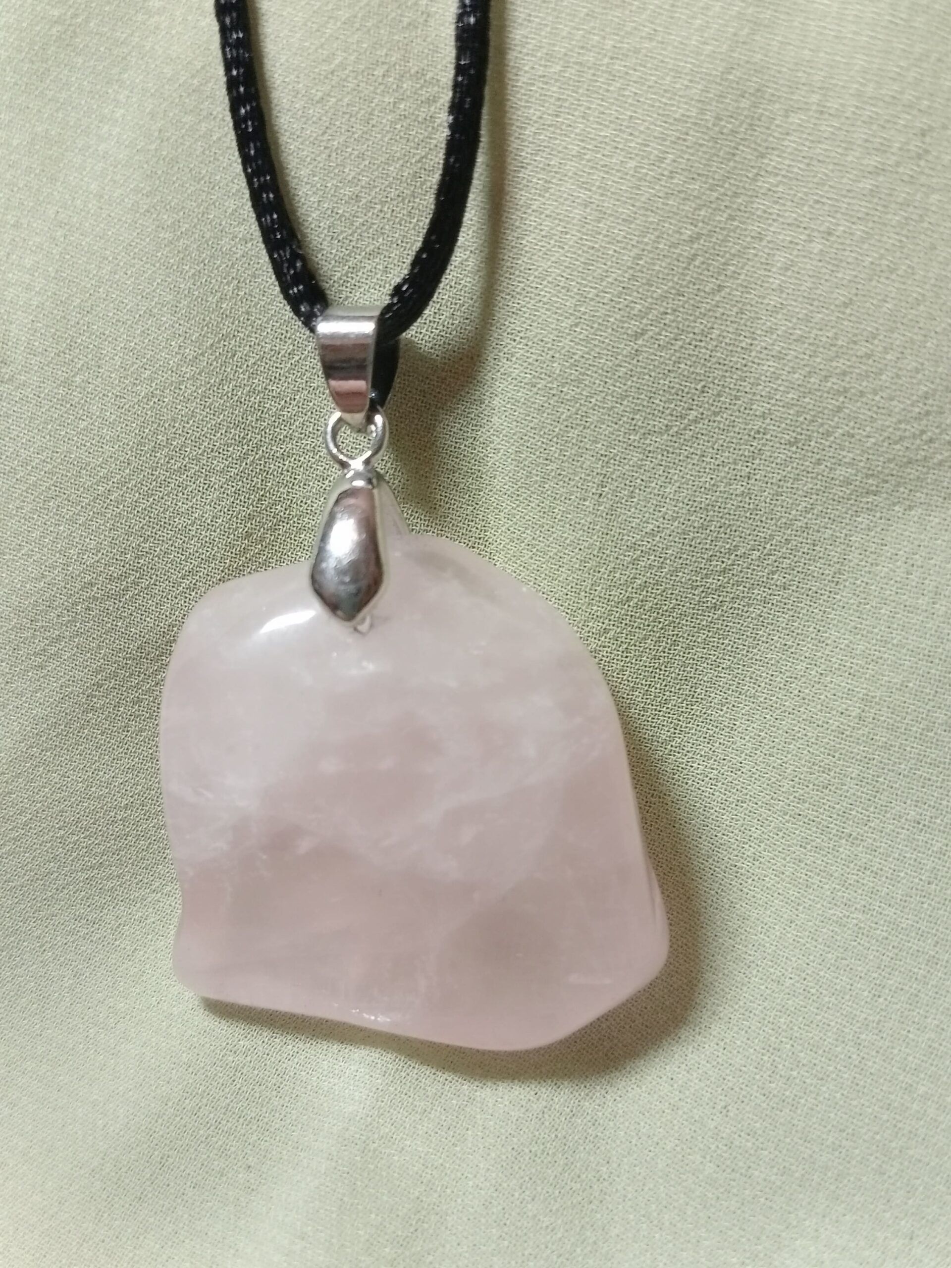 Colgante Cabujón de Cuarzo Rosa - Imagen 13