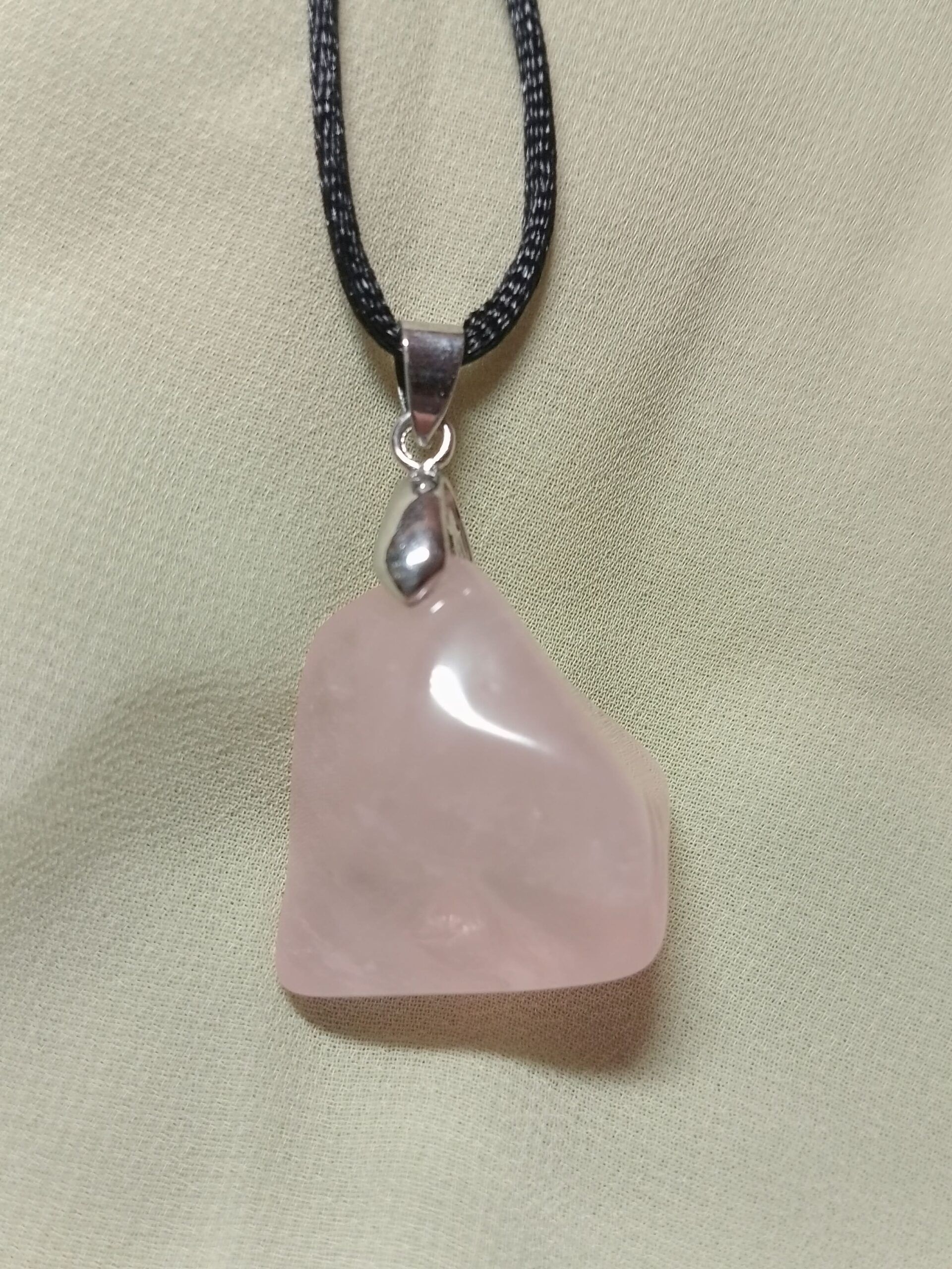Colgante Cabujón de Cuarzo Rosa - Imagen 11