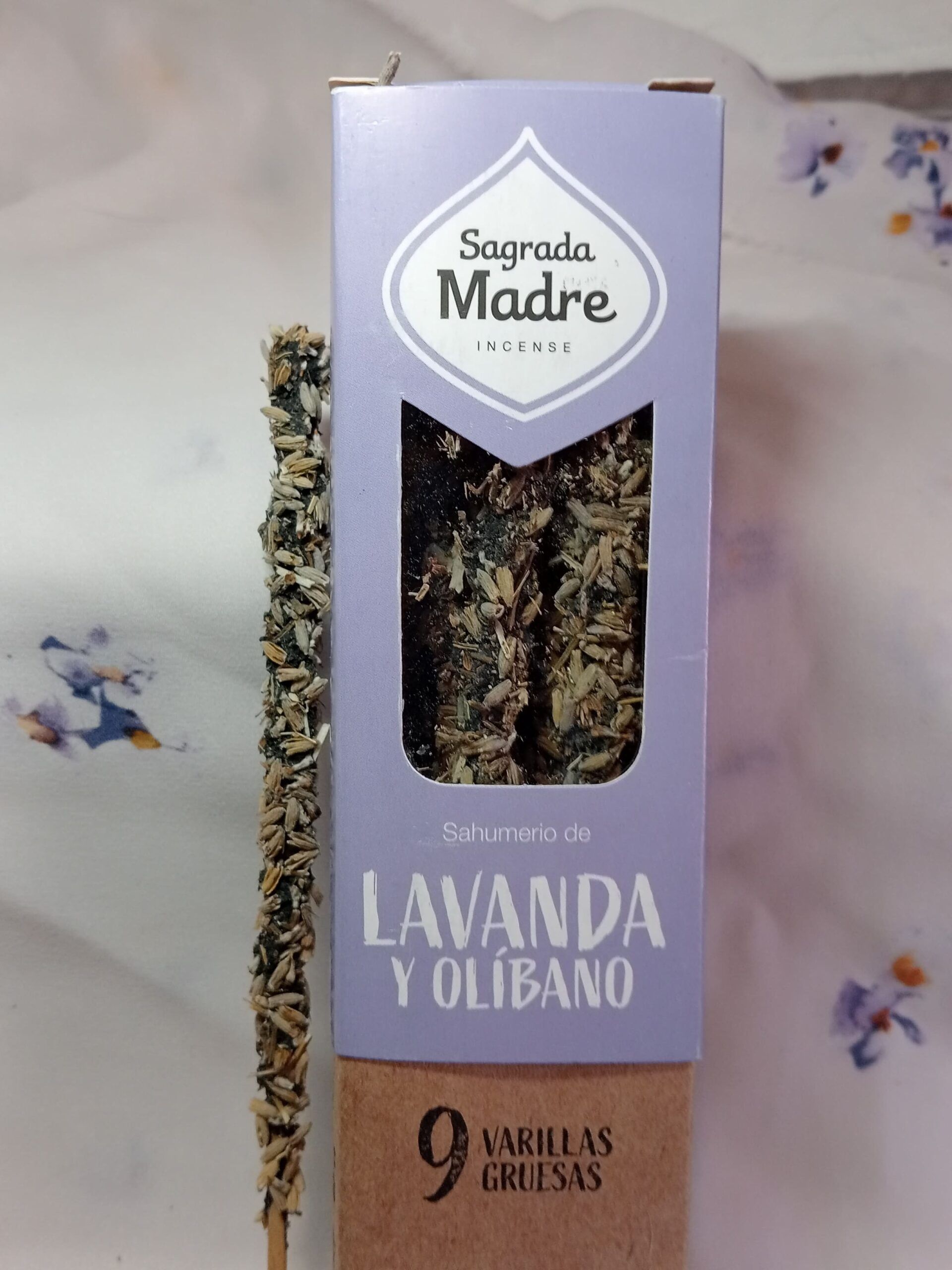 Incienso Stick Sagrada Madre de Lavanda y Olíbano - Imagen 4