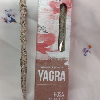 Incienso Stick Sagrada Madre de Yagra con Rosa y Vainilla