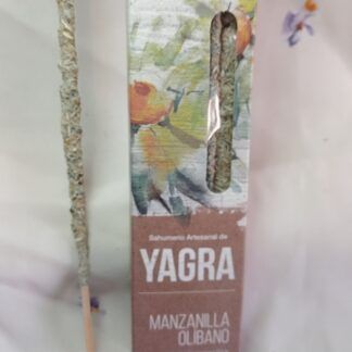 Incienso Stick Sagrada Madre de Yagra con Manzanilla y Olíbano